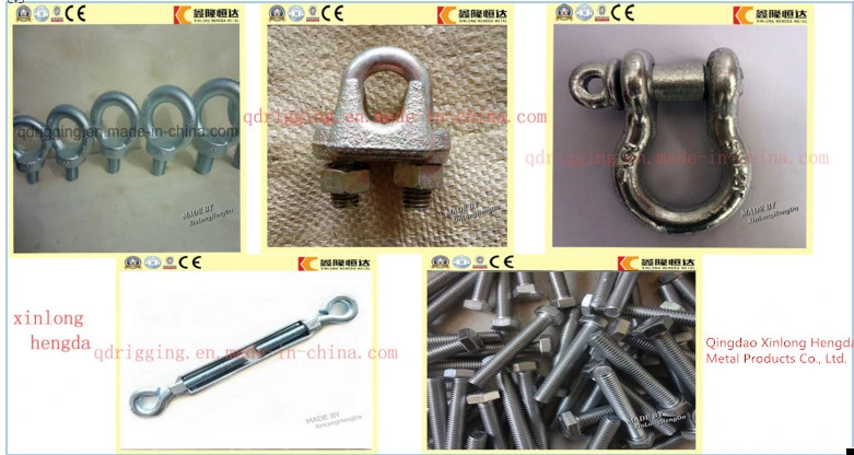 Us Type Screw Pin Chain Shackles Anchor Swivel Shackle Rigging